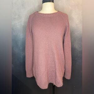 Arizona Jean Co. Mauve Knit Sweater Size Large